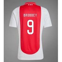 Fotbalové Dres Ajax Brian Brobbey #9 Domácí 2024-25 Krátký Rukáv